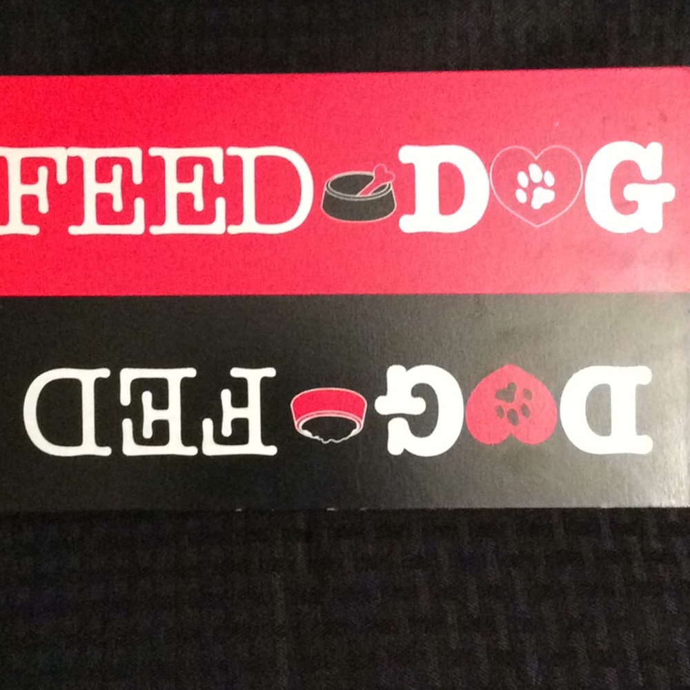 Wooden “Feed Dog” Plaque